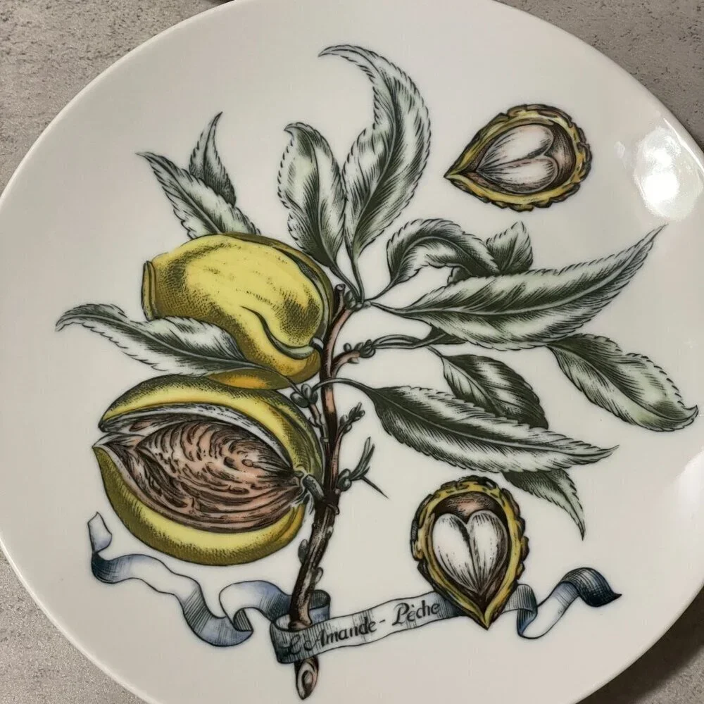 Vintage Bareuther Set of 6 Stylized Fruit Motif 8